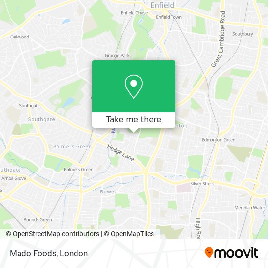 Mado Foods map
