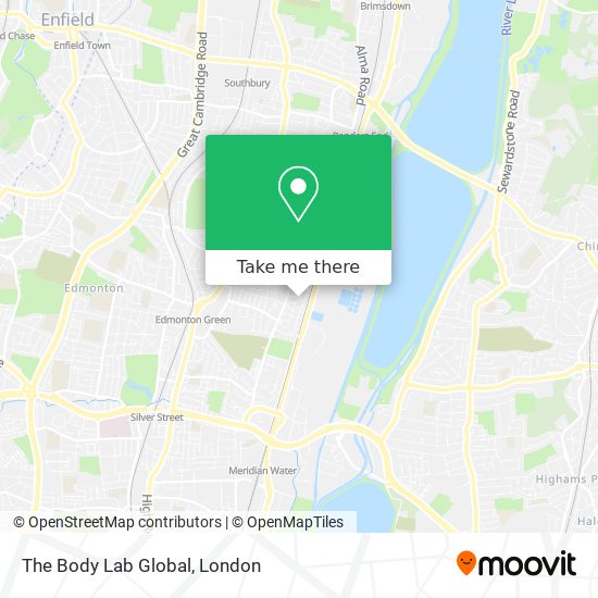 The Body Lab Global map