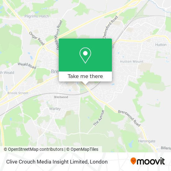 Clive Crouch Media Insight Limited map