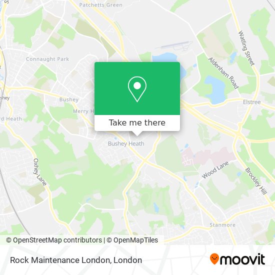 Rock Maintenance London map