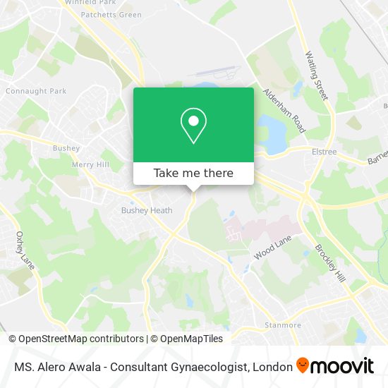 MS. Alero Awala - Consultant Gynaecologist map