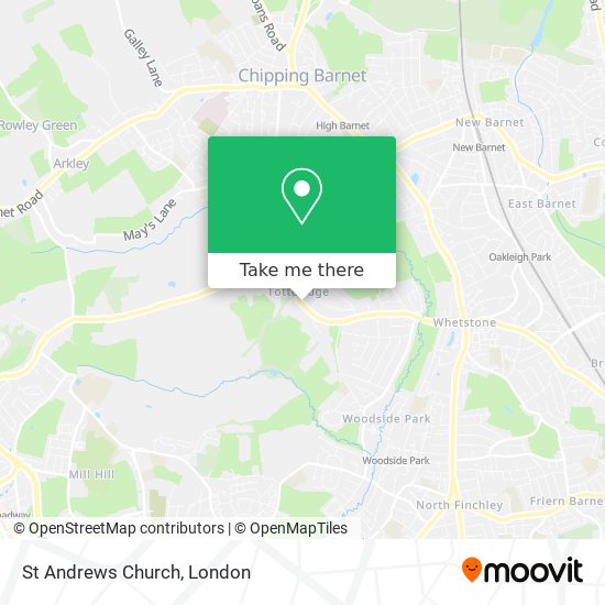 St Andrews Church map