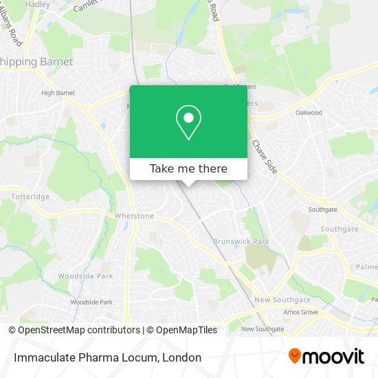 Immaculate Pharma Locum map