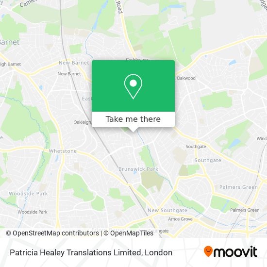 Patricia Healey Translations Limited map