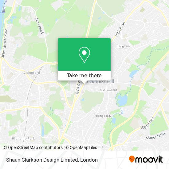 Shaun Clarkson Design Limited map
