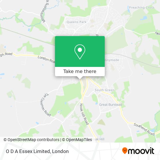 O D A Essex Limited map