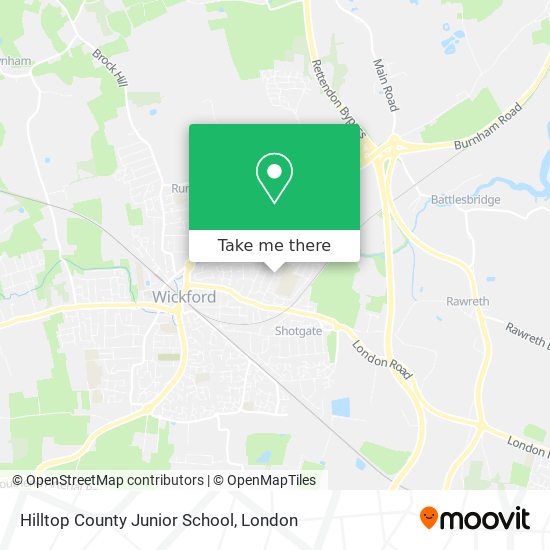 Hilltop County Junior School map