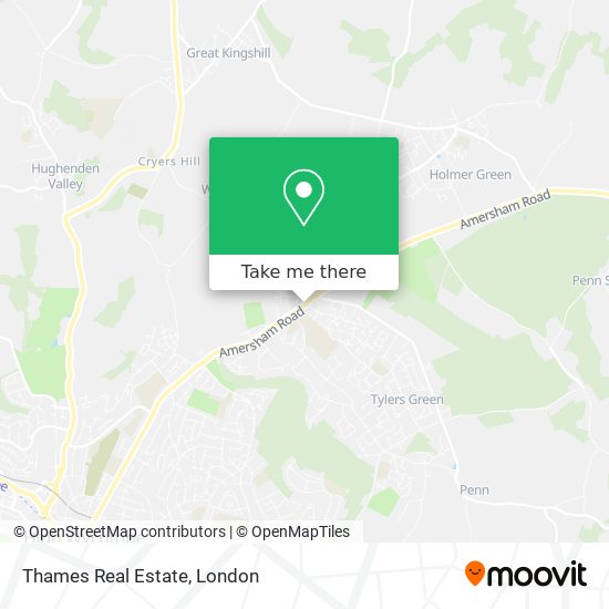 Thames Real Estate map