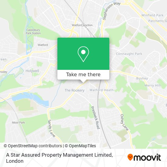 A Star Assured Property Management Limited map