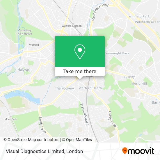 Visual Diagnostics Limited map