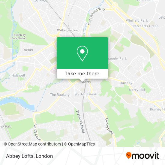 Abbey Lofts map