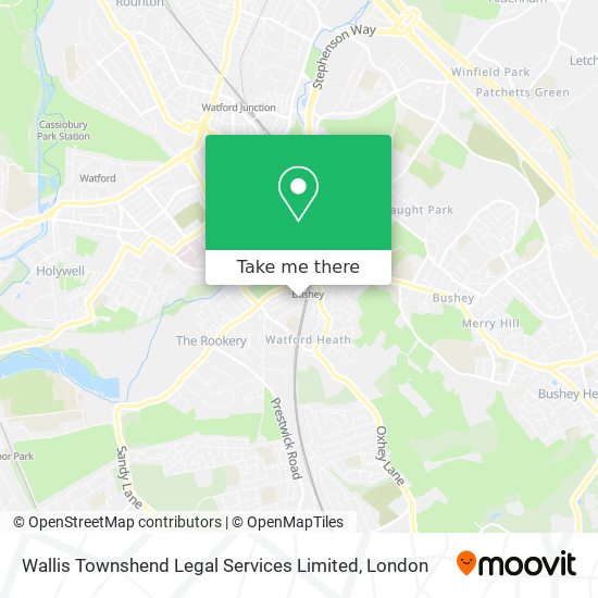 Wallis Townshend Legal Services Limited map