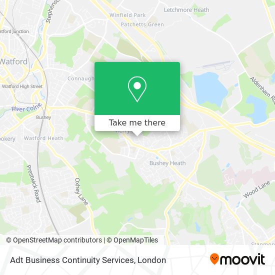 Adt Business Continuity Services map