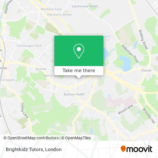 Brightkidz Tutors map