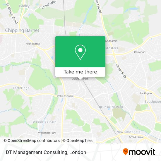DT Management Consulting map