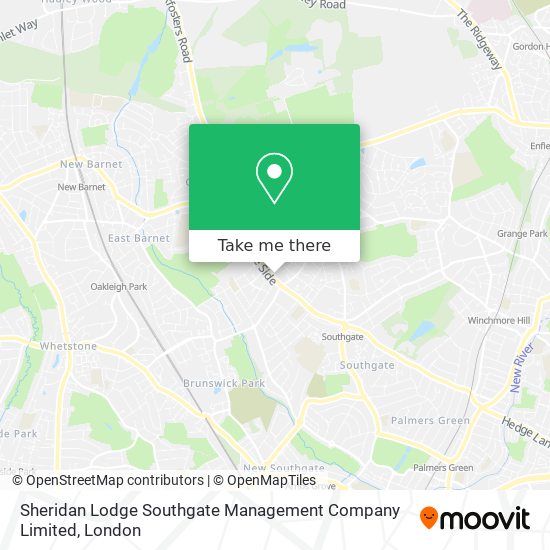 Sheridan Lodge Southgate Management Company Limited map
