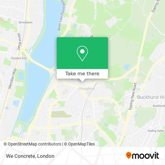 We Concrete map