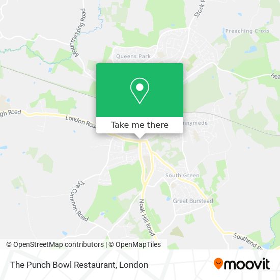 The Punch Bowl Restaurant map