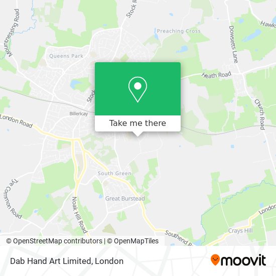 Dab Hand Art Limited map