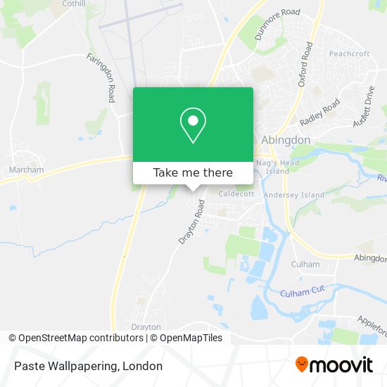 Paste Wallpapering map
