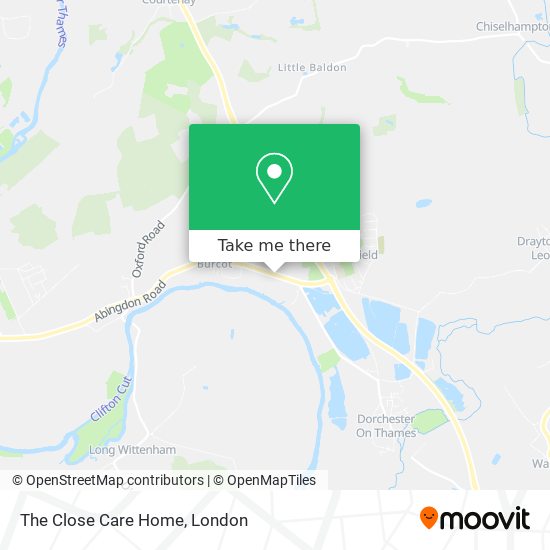 The Close Care Home map