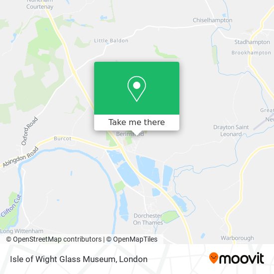 Isle of Wight Glass Museum map