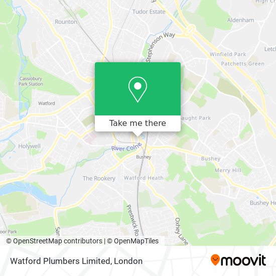 Watford Plumbers Limited map