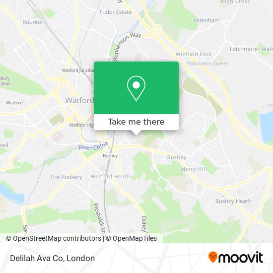Delilah Ava Co map