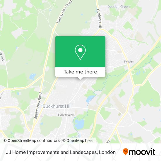 JJ Home Improvements and Landscapes map
