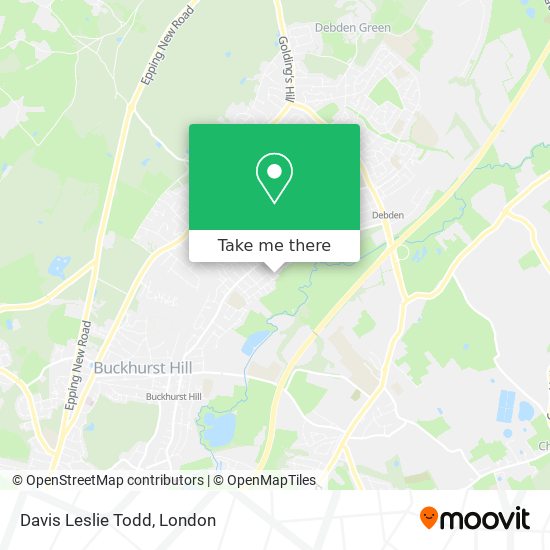 Davis Leslie Todd map