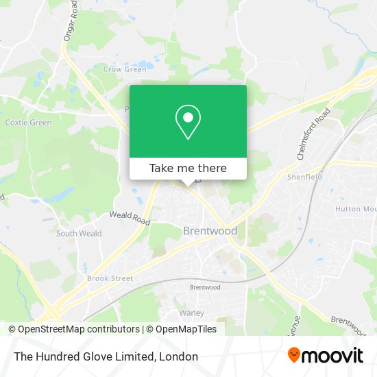 The Hundred Glove Limited map
