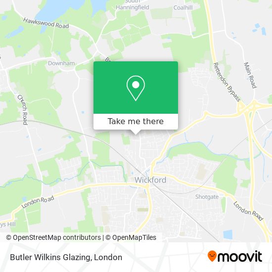 Butler Wilkins Glazing map