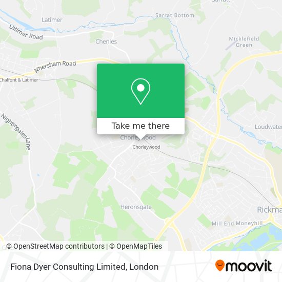 Fiona Dyer Consulting Limited map