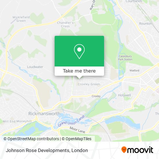 Johnson Rose Developments map