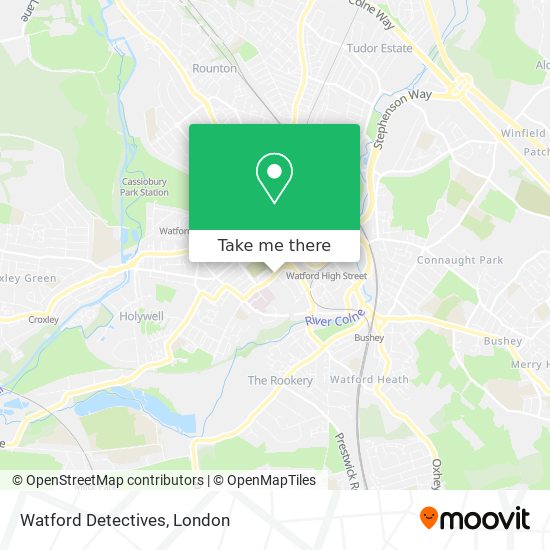 Watford Detectives map