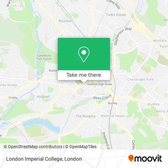 London Imperial College map