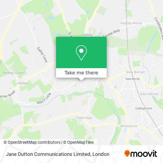 Jane Dutton Communications Limited map