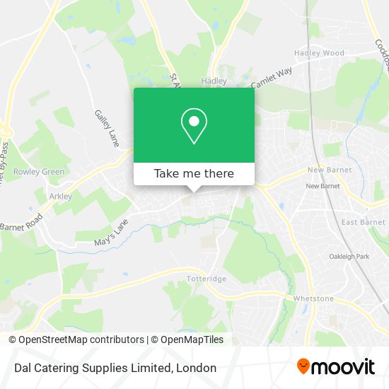 Dal Catering Supplies Limited map