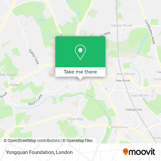 Yongquan Foundation map
