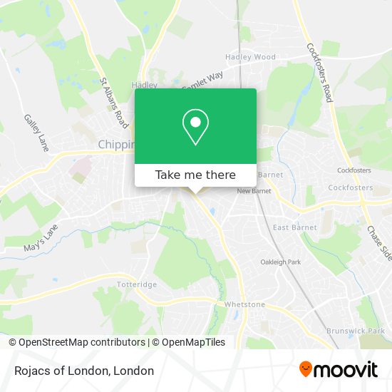 Rojacs of London map