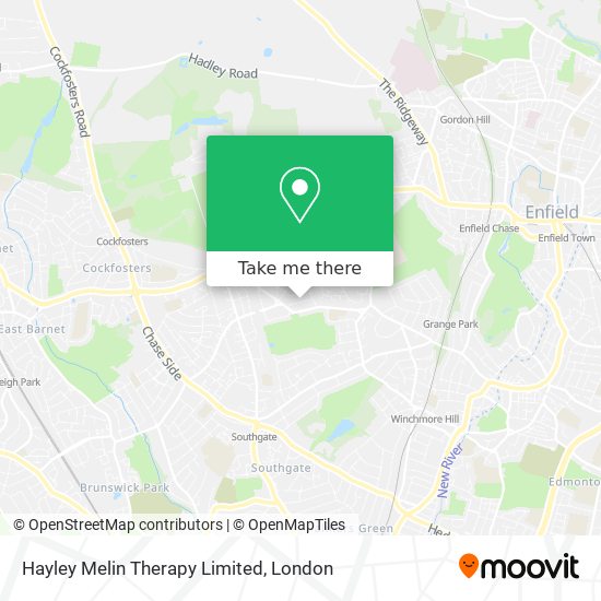 Hayley Melin Therapy Limited map