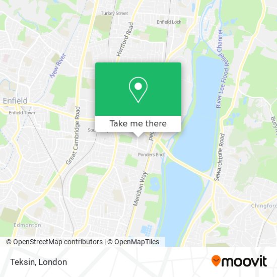 Teksin map