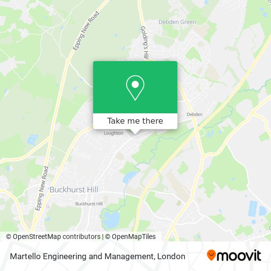 Martello Engineering and Management map