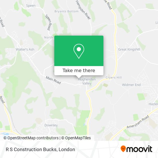 R S Construction Bucks map