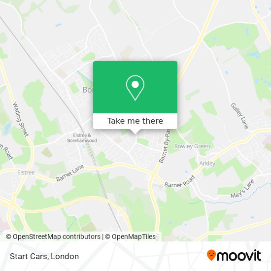 Start Cars map