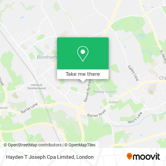 Hayden T Joseph Cpa Limited map