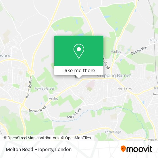 Melton Road Property map