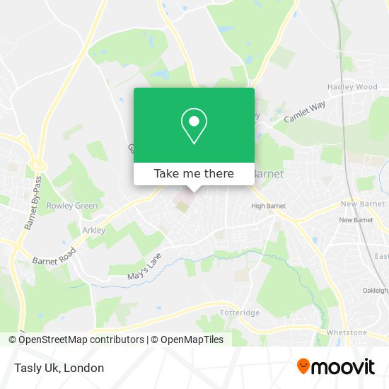 Tasly Uk map