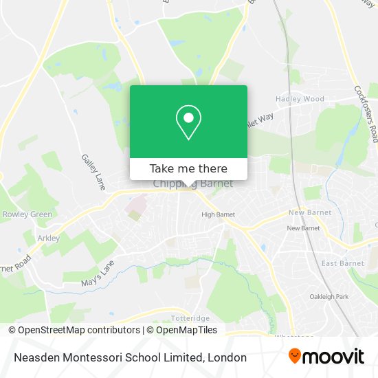 Neasden Montessori School Limited map