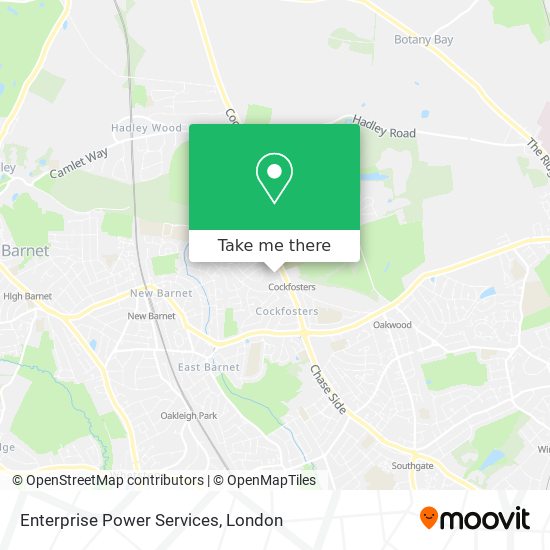 Enterprise Power Services map